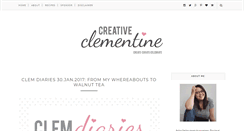 Desktop Screenshot of creativeclementine.com